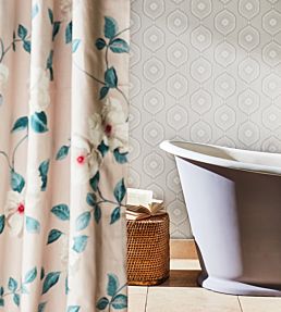 Poets Rose Fabric by Sanderson Blush