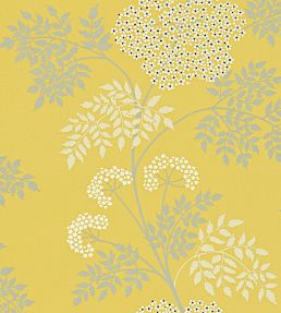 Cowparsley Wallpaper by Sanderson Chinese Yellow