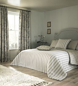 Sorilla Stripe Fabric by Sanderson Rose/Linen