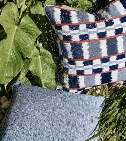 Sandy Lane Performance Fabric by Christopher Farr Cloth Blue