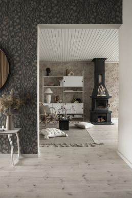Sara Wallpaper by Sandberg Indigo Blue