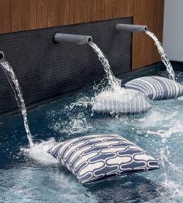 Saraband Fabric by Thibaut Seashell