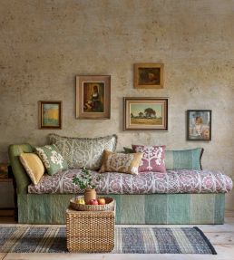 Kashmiri Fabric by Lewis & Wood Copper Blue