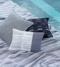 Sashiko Performance Fabric by Christopher Farr Cloth Bianco