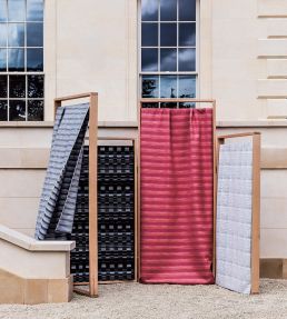 Sashiko Performance Fabric by Christopher Farr Cloth Bianco