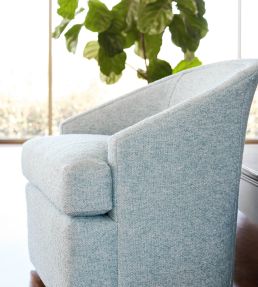 Sasso Fabric by Thibaut Indigo