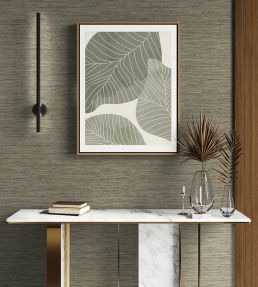 Savannah Sisal Wallpaper by Today Interiors Heathered Gray
