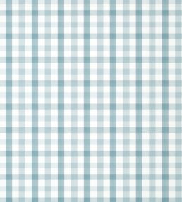 Saybrook Check Wallpaper by Anna French Spa Blue