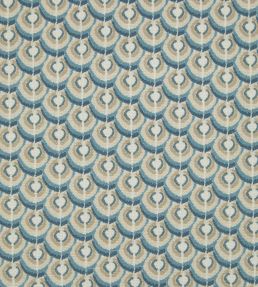 Scallop Spot Fabric by Liberty Lapis
