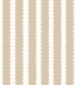 Scallop Stripe Wallpaper by Josephine Munsey Cromwell Stone/Hilles White