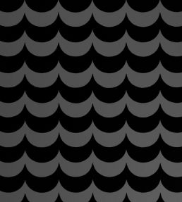 Scoop Flock Wallpaper by Erica Wakerly Black Flock