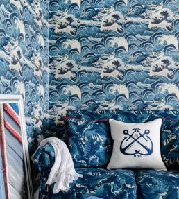 Sea Waves Wallpaper by MINDTHEGAP Neutral