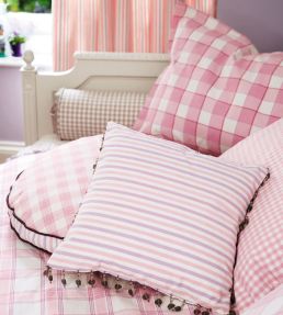 Seaton Fabric by Sanderson Cerise/Ivory