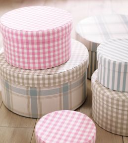 Seaton Fabric by Sanderson Cerise/Ivory