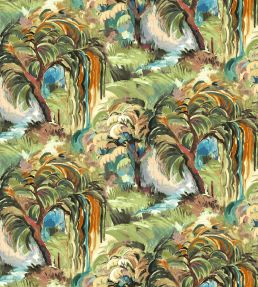 Secret Lagoon Midi Fabric by Arley House Viridian