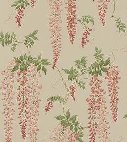 Seraphina Wallpaper by Colefax and Fowler Old Pink/Leaf