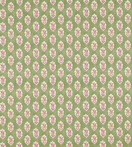 Sessile Leaf Fabric by Sanderson Forest Green