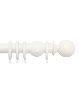 Seychelles 40mm Wooden Cotton Ball SEY180R/COT/H4144Fx2/COT 180cm Cup 18 Cotton