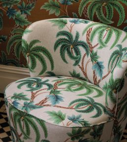 Shalimar Fabric by Osborne & Little Chestnut
