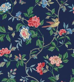 Ship House Wallpaper by Today Interiors Royal Blue