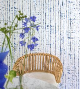 Shiwa Wallpaper by Designers Guild Cobalt