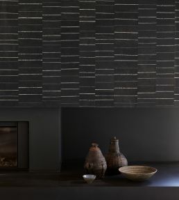Sidestep Wallpaper by Mark Alexander Indigo