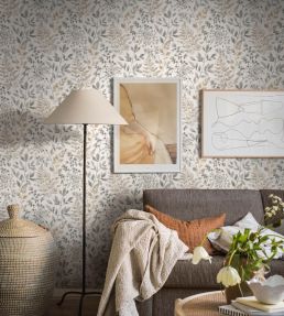 Sigrid Wallpaper by Borastapeter Neutral