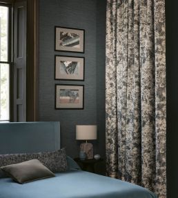 Sikora Fabric by Romo Charcoal