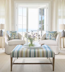Silas Fabric by Thibaut Oatmeal