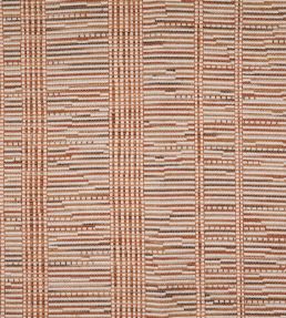 Sillons Fabric by Lelievre Terracotta