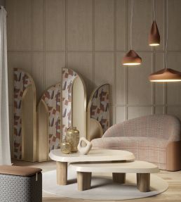 Nomade Fabric by Lelievre Beige