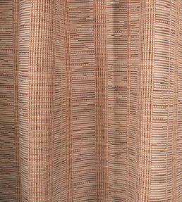 Sillons Fabric by Lelievre Terracotta