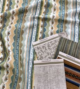 Simla Fabric by Madeaux 01 Blue