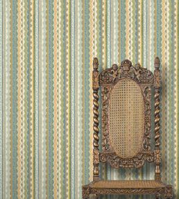 Simla Wallpaper by Madeaux 01 Blue