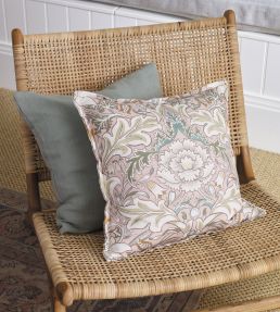 Simply Severn Fabric by Morris & Co Cochineal / Willow