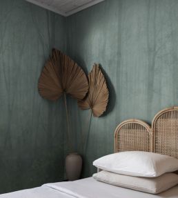 Skog Mural by Sandberg Forest Green