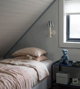 Skogsstjarna Wallpaper by Borastapeter Natural/Blue