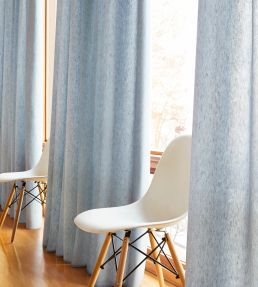 Skye Linen Fabric by Thibaut Wisteria