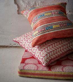 Small Way Fabric by Christopher Farr Cloth Hot Pink