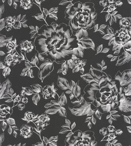Smile A Fleur De Peau Wallpaper by Caselio Noir Blanc