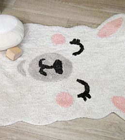 C-MW-LLAMA-Smile Like a Llama-Rugs-Ivory Ivory