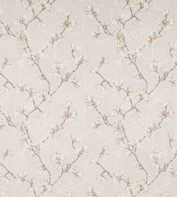 Snow Flower Fabric by Jane Churchill Natural