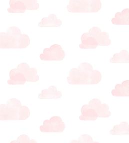 Soft Cloud Wallpaper by Today Interiors Pink