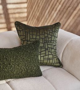 Solenzara Fabric by Zinc Electric Teal