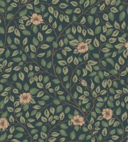 Solliden Wallpaper by Sandberg Midnight Blue