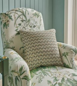 Somerhill Fabric by Nina Campbell Pink/Green/Mauve