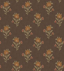 Somerton Wallpaper in Espresso by Mulberry Home | Jane Clayton