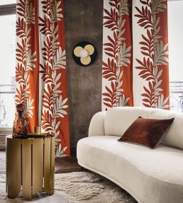 Sophora Fabric by Casamance Beige/Orange