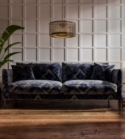 Soumakh Fabric by Warwick Indigo