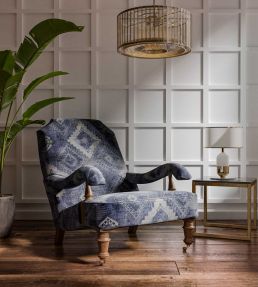 Soumakh Fabric by Warwick Indigo